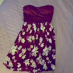 Express, Burgundy Dress, Medium